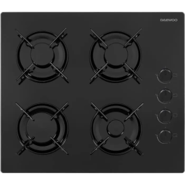 Daewoo Placa de Gas BH6GKR40BNL Negra 4 fuegos 60 cm Precio: 147.49999946. SKU: B1HGP589YT