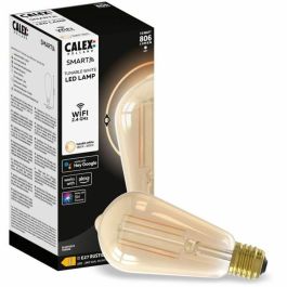 Bombillas conectadas de filamento LED Calex Edison ST64 ámbar E27