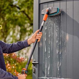 Gardena Mango de Cerdas Suaves y Pastillas de Jabón Cleansystem para Limpieza Suave y Efectiva