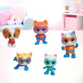 Just Play Blister 5 figuras Hero Squad SuperKitties 7,5cm +1 Villano