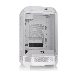 Thermaltake The Tower 300 Micro Torre PC Blanco, micro ATX, Mini-ITX, SPCC, Vidrio templado, hasta 21 cm de altura de CPU, 40 cm de GPU