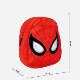 Mochila guarderia personaje peluche spiderman 18.0 x 22.0 x 8.0 cm