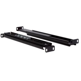 MicroConnect Bandeja Extraíble para Rack 600mm Fondo, Capacidad 50kg, Acero Laminado, Negro RAL9004, Compatible con Armarios NCB y NCE
