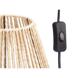 Lámpara de Sobremesa Piramidal con Cuerda Giftdecor - Negro/Marrón - 23x26x23 cm (4 Unidades) Lámpara de Sobremesa Piramidal con Cuerda Giftdecor - Negro/Marrón - 23x26x23 cm (4 Unidades)