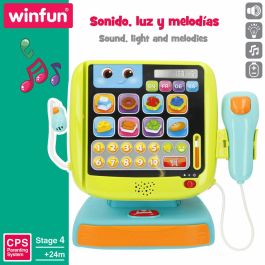 Caja Registradora de Madera con Accesorios Winfun 24 X 23 X 11 CM (2 Unidades)