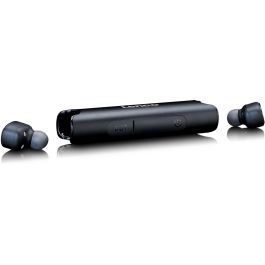 Lenco EPB-440 Auriculares In-Ear Inalámbricos Negros IP67 Resistentes al Agua con Bluetooth 4.2 y Control de Volumen