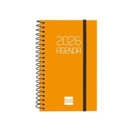 Finocam E3-79x127 mm Agenda Espiral Opaque Día Página Mini Naranja 2026 Tapa PP Ligera con Goma Elástica y Esquinas Microperforadas Precio: 5.50000055. SKU: B13FAAWFF9