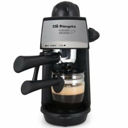 Orbegozo EXP 4600 Cafetera de Hidropresión 870W 5 Bares 2-4 Tazas, con Vaporizador de Leche, Jarra de Cristal y Bandeja Extraíble Orbegozo EXP 4600 Cafetera de Hidropresión 870W 5 Bares 2-4 Tazas, con Vaporizador de Leche, Jarra de Cristal y Bandeja Extraíble