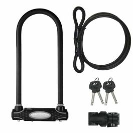 Master Lock Candado en U con Cable y Llave - Modelo XL - Acero Cementado, Doble Grillete, Cable 1.20m - Soporte Bicicleta Precio: 61.99000005. SKU: B17LJLABHD