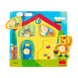 Goula Puzle Madera Casa Familia Osos 4 Piezas