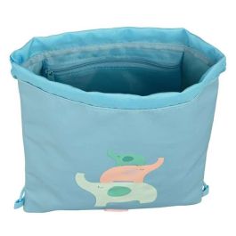 Bolsa Mochila con Cuerdas Safta Elefantes Verde Bolsa Mochila con Cuerdas Safta Elefantes Verde