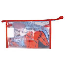 Set de Aseo Infantil para Viaje Spider-Man 4 Piezas Rojo 23 x 15 x 8 cm