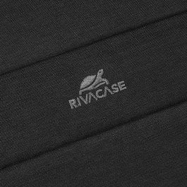 Rivacase 7522 Maletín para portátil Prater 14 pulgadas negro, de poliéster, con tirante para hombro y compartimento para tablet