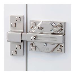 Ifam Cerrojo CS88SC Acabado Cromo Satinado para Puertas Izquierda o Derecha Cuerpo Acero Cierre 4 Vueltas Palanca 17mm