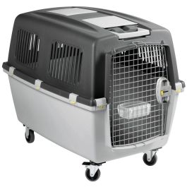 Kerbl Transportin Gulliver - Caja de Viaje 92x64x66cm Aprobada por IATA con Puerta de Metal y Alimentador Precio: 179.3099. SKU: B1DVLMYJFY