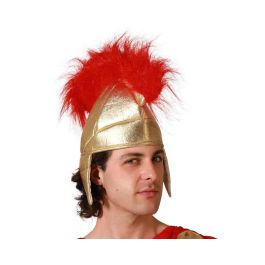 Casco Romano Textil con Pluma Roja para Disfraz Histórico Carnaval Fiesta Precio: 3.78999951. SKU: B1J97RRY5H