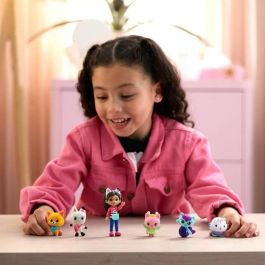 Spinmaster SPI6072633 - Set 6 Figuras Gabby y la Casa Mágica + 5 Accesorios Gatitos - Juguete Niños 3+ Años