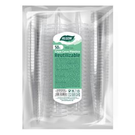 Algon Set de 50 Copas de Cava Transparentes de 150 cc (6 Unidades)