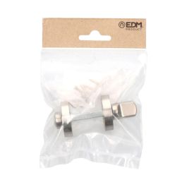 Edm Muletilla roseta 707 aluminio niquel satinado ø35 mm Edm Muletilla roseta 707 aluminio niquel satinado ø35 mm