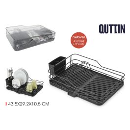Escurreplatos de metal con bandeja Quttin 43.5 cm (4 Unidades) Precio: 47.49999958. SKU: B1ADDB2LAH