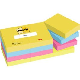 Post-It Bloc Notas 653 Energetic Amarillo, Azul, Fusia, Verde Neón 38x51 mm - Pack 12 unidades Precio: 10.95000027. SKU: B14ZBVA4K7