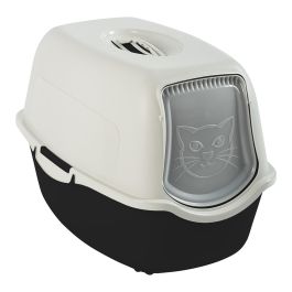 Rotho Mypet Bandeja Sanitaria Eco para Gatos con Filtro de Carbón Activo y Puerta, Grande, Profunda, Plástico Reciclado Negro Blanco Precio: 16.89000038. SKU: S6102016