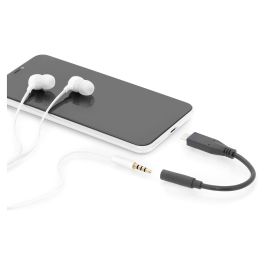 Digitus Adaptador de Audio USB-C a 3.5mm, Cable Conversor USB-C Macho a 3.5mm Hembra, 0.2 Metros, Negro