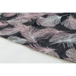 DKD Home Decor Camino de Mesa Glam para Decoración de Poliéster Jacquard con Plumas, Rosa Cobre, 30x180 cm - Pack 6 Unidades DKD Home Decor Camino de Mesa Glam para Decoración de Poliéster Jacquard con Plumas, Rosa Cobre, 30x180 cm - Pack 6 Unidades