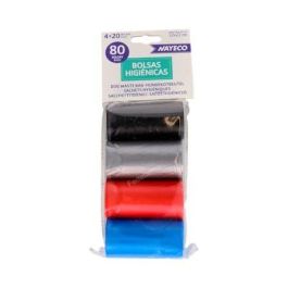 Nayeco Bolsas Higiénicas de Colores - Pack 4 Rollos (Negro, Plata, Rojo, Azul) Precio: 2.50000036. SKU: B177FY5ZQT