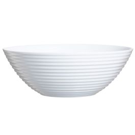 Ensaladera Luminarc Harena Blanco Vidrio (Ø 27,3 cm) (6 Unidades)