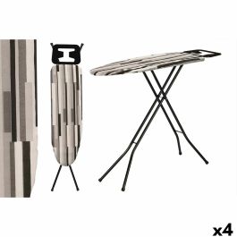 Tabla de Planchar Kipit 18358 - CB-143 Blanco Negro Gris Metal Tela (4 Unidades)