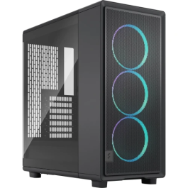 Fractal Design FD-C-EPO1A-04 Caja ATX Midi Torre Negra RGB Cristal Templado Light Tint