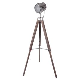 Lampara Pie Vintage DKD Home Decor Plateado Marron Claro 66 x 142 x 66 cm