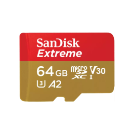 SanDisk SDSQXAH-064G-GN6MA Tarjeta MicroSDXC Extreme de 64 GB, UHS-I Clase 10, U3, V30, A2, Resistente al Agua y Golpes Precio: 23.98999966. SKU: B1BNQ2LR2W