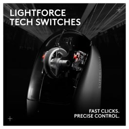 Logitech G PRO X Superlight 2 Ratón Gaming Inalámbrico Lightspeed MAGENTA, Óptico, 32000 DPI, 0.5 ms, Rosa