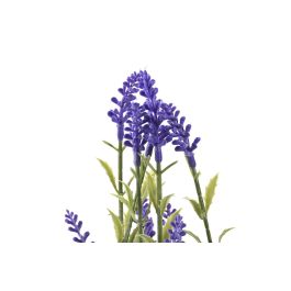 DKD Home Decor Planta Shabby Lila Blanco Cerámica/PE 11 x 28 x 11 cm (6 Unidades)