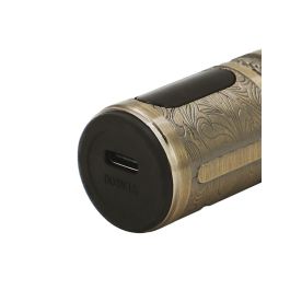 Thulos Cortapelos TH-CP113 Estilo Vintage, Recargable, Cuchilla Acero Carbono, 4 Guías, Pantalla LED, USB Tipo C