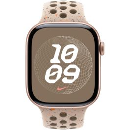 Apple MYL93ZM/A Correa Nike Sport Band para Apple Watch 46mm, 44mm, 45mm, 49mm - Fluoroelastómero Beige Talla M/L