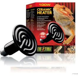 Exo Terra Bombilla Calentador Cerámico 60W - Calor Infrarrojo Sin Luz para Reptiles