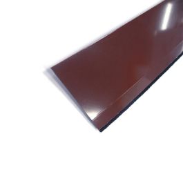 Geko Burlete bajo puerta flexible marrón PVC 1m autoadhesivo para puertas