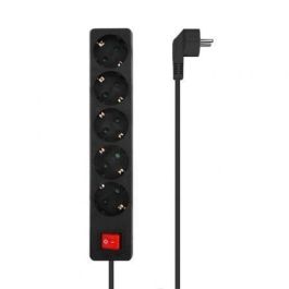 Aisens Base Múltiple 5 Tomas con Interruptor, Cable 3x1.5 mm2 1.4M, Negro, Protección Infantil Precio: 6.69000046. SKU: B13ENL64NB
