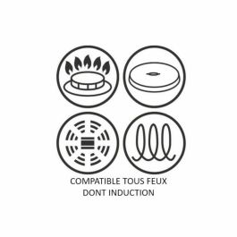 TEFAL G2550102 Sartén ILIMITADA de 19 cm - Todas las placas de cocción incluida la inducción - Negro