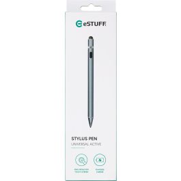 eSTUFF Bolígrafo Estilógrafo Universal Activo para Pantallas Táctiles Capacitivas Recargable Punta 1.45mm Dibujo Notas Precisión