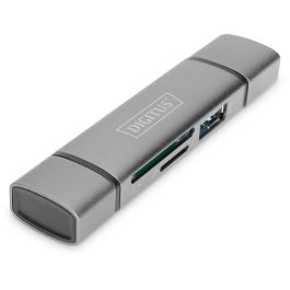 Digitus Dual Card Reader Hub USB-C USB 3.0 para tarjetas SD y Micro SD, OTG, Aluminio, 5000 Mbit/s Precio: 30.50000052. SKU: S7803963