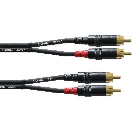 Cable De Audio Rca/Rca Doble 30Cm Cable De Audio Rca/Rca Doble 30Cm