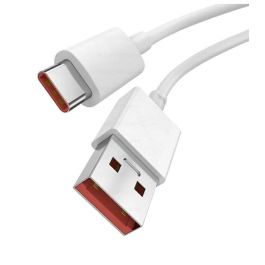 Xiaomi BHR6032GL Cable USB-A a USB-C 6A Carga Rápida y Datos 1m Blanco Compatible con Carga PD