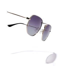 Hawkers SIXGON DRIVE Gafas de Sol Polarizadas Silver Grey Unisex UV400 Metal Negro Gris