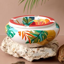 Home Deco Factory Cenicero Agua Xxl Colección Paradis Exotiqu Cerámica