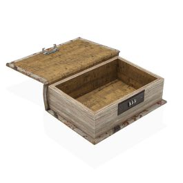 Caja-Joyero Versa Lienzo Madera MDF 7 x 22 x 16 cm Pájaro Caja-Joyero Versa Lienzo Madera MDF 7 x 22 x 16 cm Pájaro