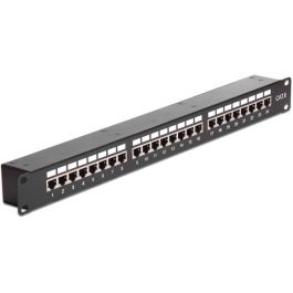 DeLOCK 43295 Patchpanel de Red 19Zoll/48.26cm, 24 Puertos, Cat.6, Negro Precio: 118.49999964. SKU: B1JYDJ4V7M